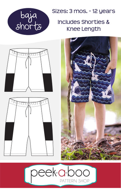 Baja Shorts Pattern | PDF Sewing Pattern