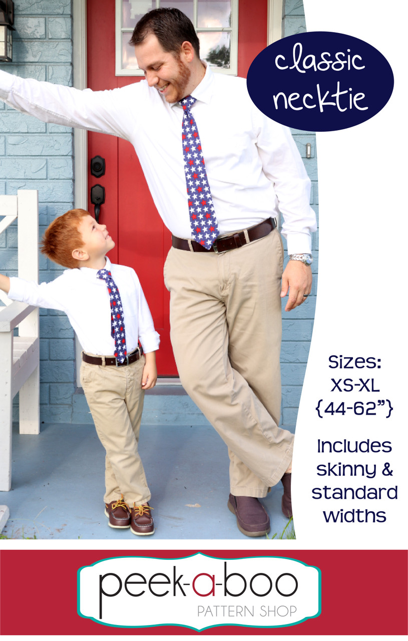 Free necktie sewing pattern