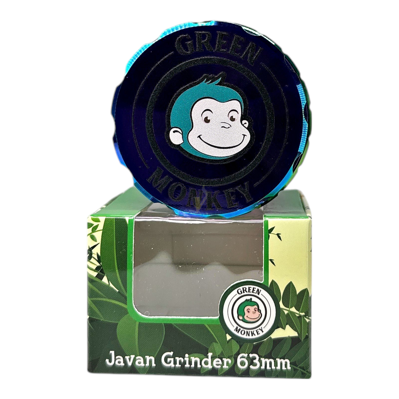 Green Monkey 4 Piece Javan 63mm Grinder - The Vapor Shoppe