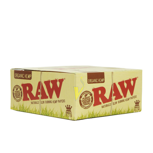 Raw King Size Organic Hemp Paper 50 Pack