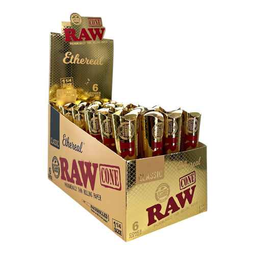 Raw Ethereal 1 1/4 Cones 32 Pack