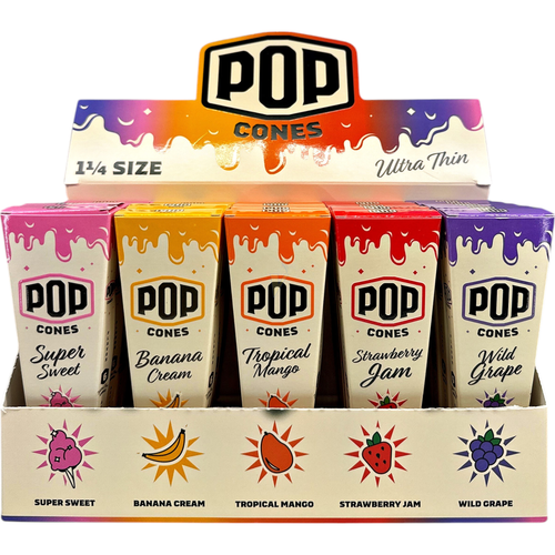 Pop Cones Ultra Thin 1 1/4 Variety 25 Pack
