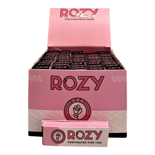 Rozy Pink Perforated Tips 50 Pack