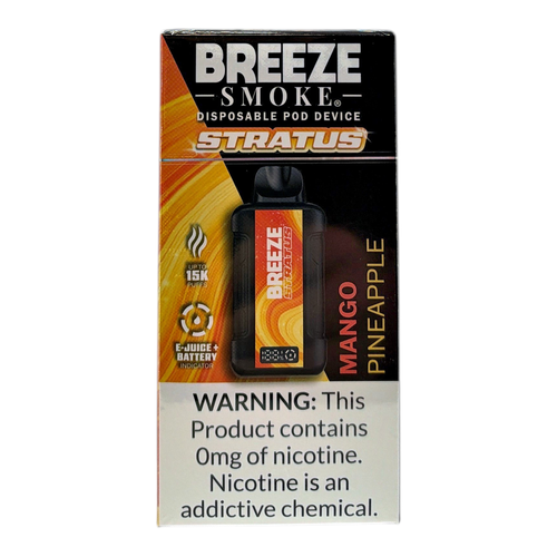 Breeze Stratus 0% Nicotine Disposable Vape ( 15k Puffs )