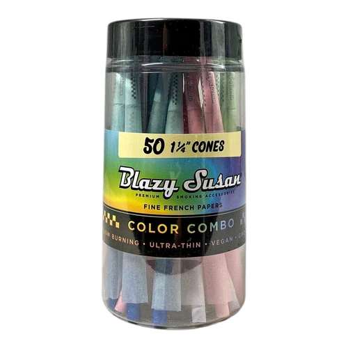 Blazy Susan 1 1/4 50 Count Color Combo Cones
