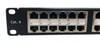 1RU High Density 48 port Shielded Feed Through Patch Panel (PP-C6-48S-1RUR19) (view)