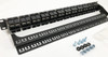 PPC648U1RUR19  1RU High Density 48 port Unshielded Feed Through Patch Panel - Equal to BlackBox JPM820A-HD