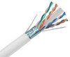 CAT6A Bulk Ethernet Cable, UL Listed CMR Shielded Solid Copper Conductors, 23AWG