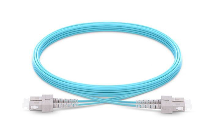 SC UPC to SC UPC Duplex OM3 Armored PVC (OFNR) Patch Cable - TXM ...