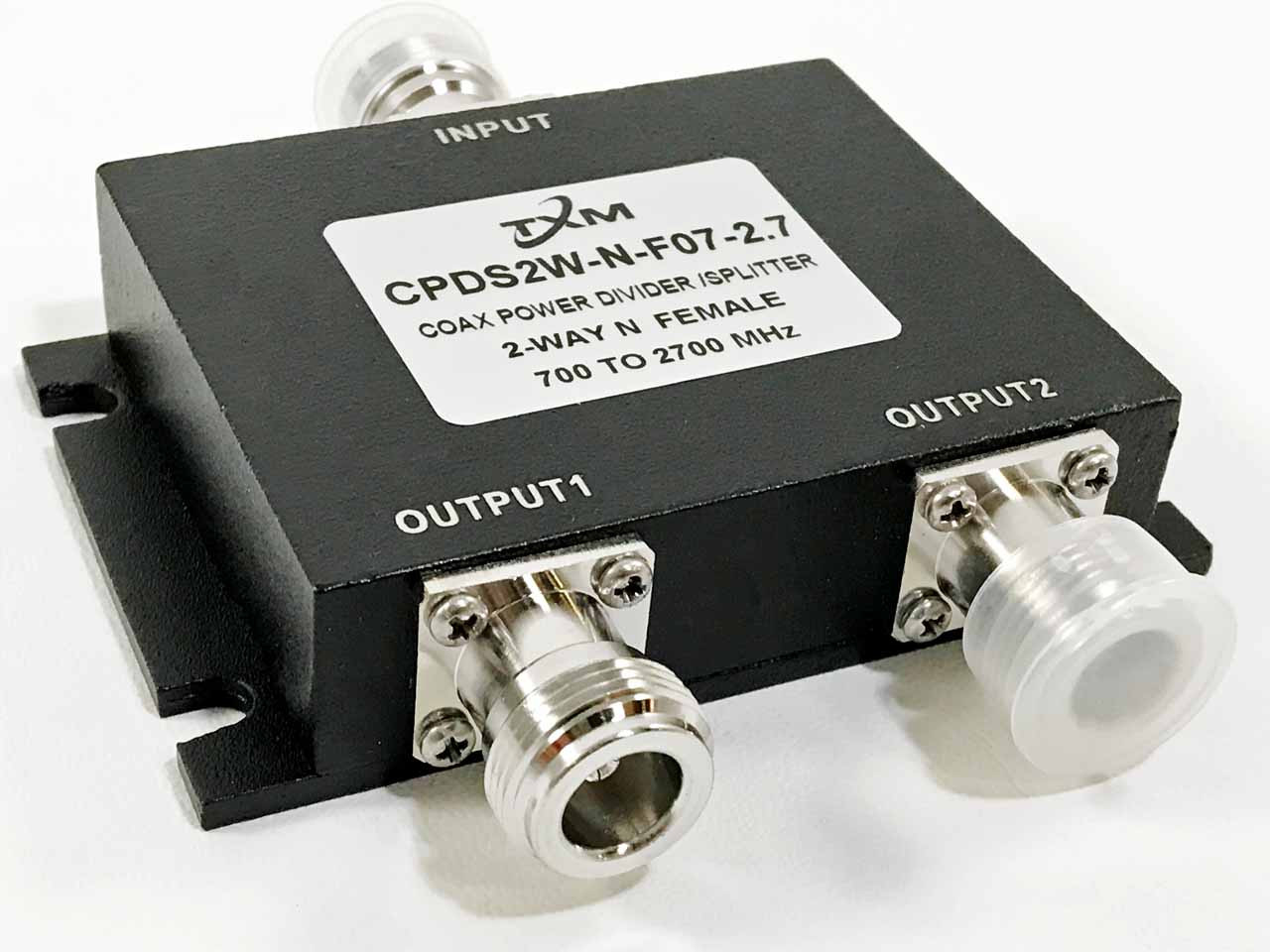 2 Way N Female RF Coax Power Divider, Splitter, Combiner, 50 ohm