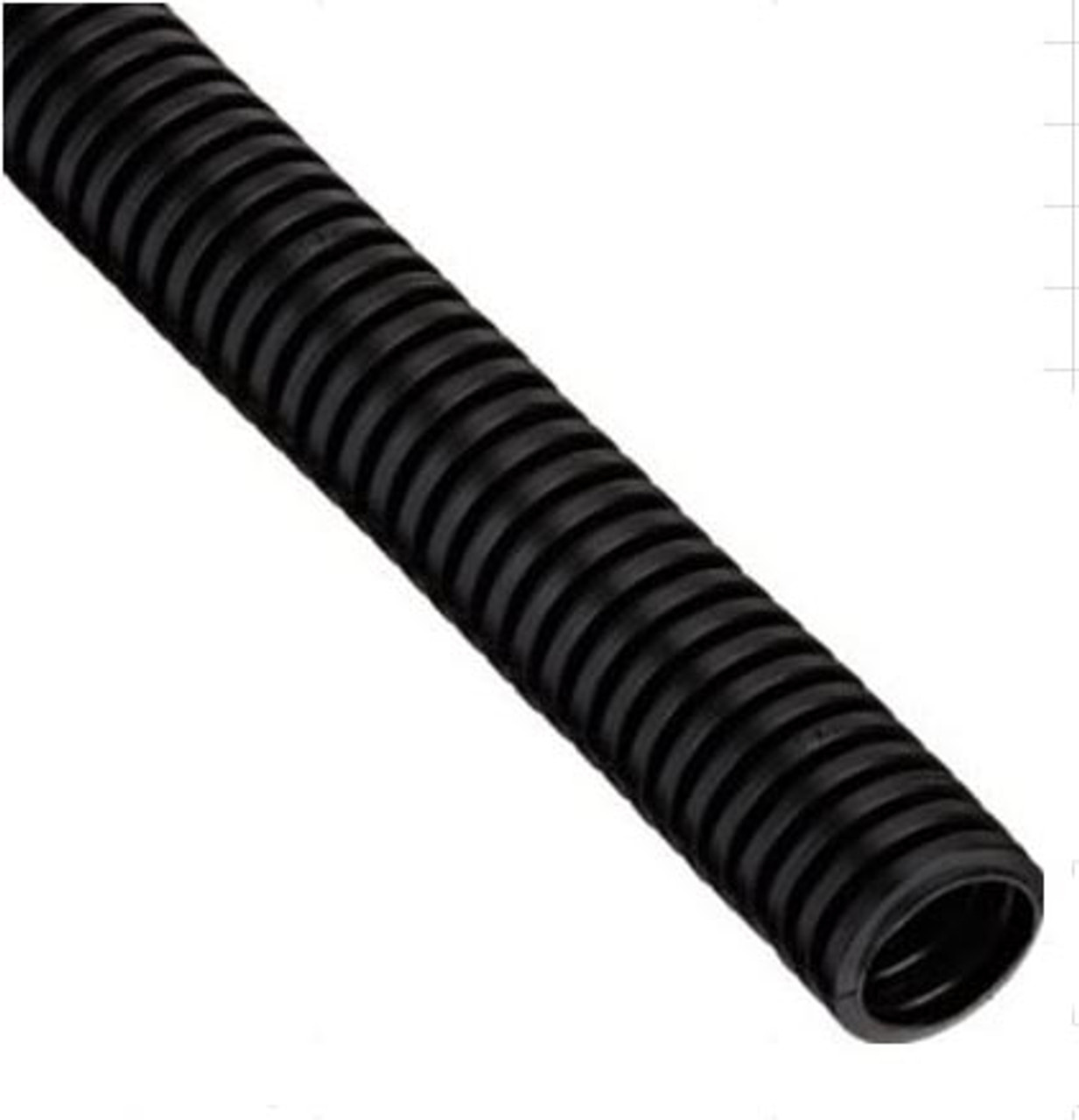 Black Polypropylene Corrugated Split Wire Loom Flexible Conduit Heat  Resistant