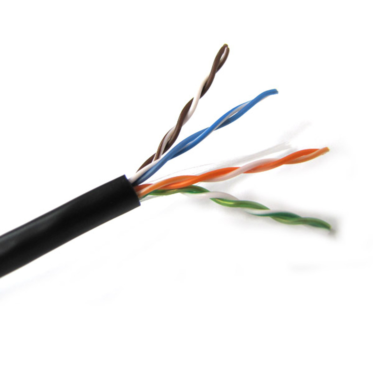 CAT6 Outdoor Bulk Ethernet Cable, Direct Burial Shielded Solid Copper, Dry  Gel Tape, 23 AWG