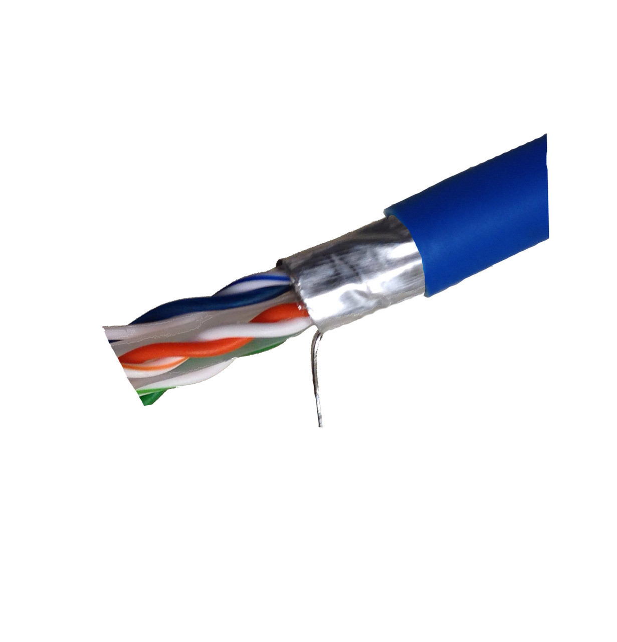 CAT6 Enhanced F/UTP SOLID 4/23 CMP PLENUM Ethernet Cable