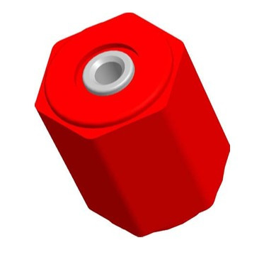 1-1/4" STANDOFF INSULATOR 1/4-20 HEX STYLE      