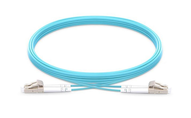LC UPC to LC UPC Duplex OM3 Armored PVC (OFNR) Patch Cable