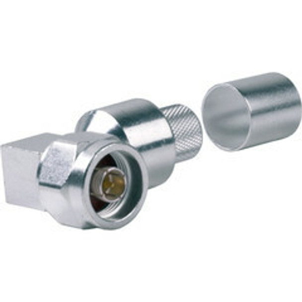 EZ-600-NMH-RA-X (3190-6387) N MALE RIGHT ANGLE CRIMP CONNECTOR FOR LMR600