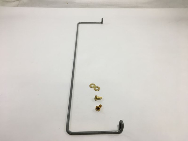 4" OFFSET ROUND HORIZONTAL LACER BAR DARK GRAY 23"   