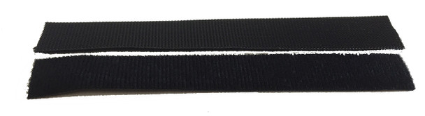 3/4" HOOK AND LOOP BLACK 6" STRIP (PK OF 10) - VSHL346INBK10