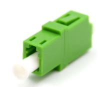 LC/APC Simplex Green Singlemode Coupler small flange - FCLCULCUSMGNFF2CXH