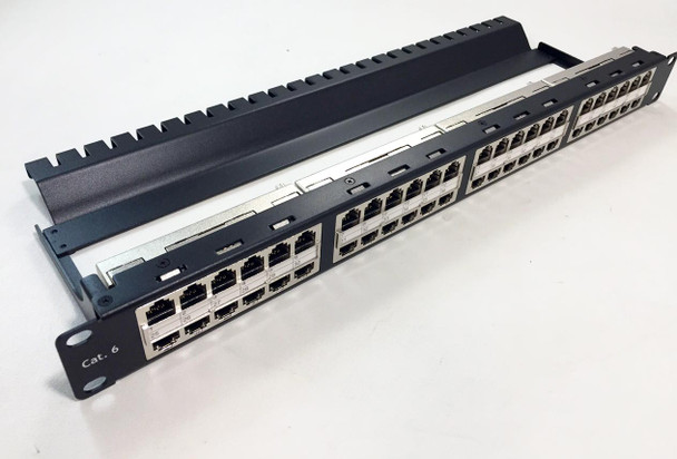 PATCH PANEL, 24PORT, CAT6, 1U ROHS COMPLIANT: YES