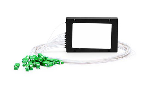 1x16 PLC Fiber Splitter, Splice/Pigtailed ABS Module, 900um, SC