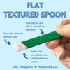 Ark's Flat Textured Spoons for Feeding Therapy (3 Pack)
