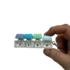 Keyboard Click Fidget on Metal Keychain