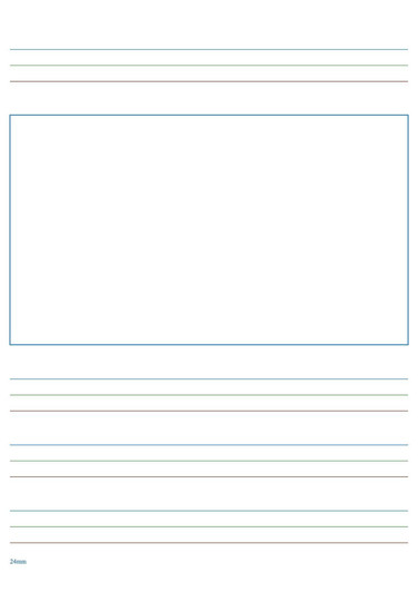 Coloured Line Story Pads Coloured Line Story Pads