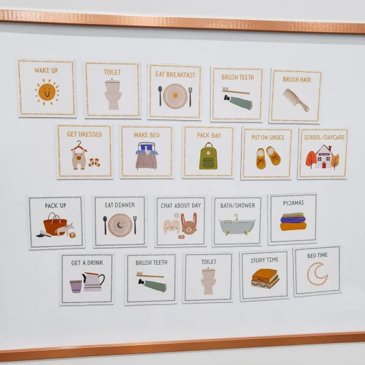 Magnetic Routine Cards