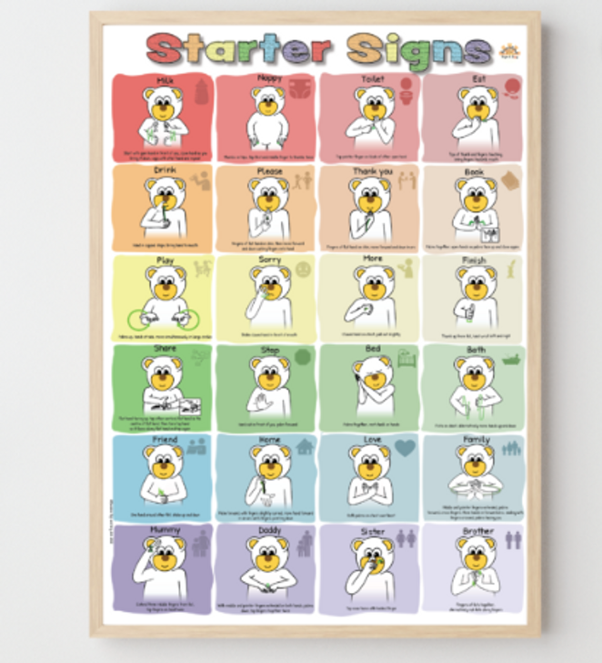 Poster: 24 Starter Signs - Bear