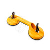 Veribor 602.1A Double Suction Cup, Yellow Plastic, Image 1 Veribor 602.1A Double Suction Cup, Yellow Plastic, Image 1