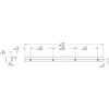 Truth, Face Mount Guide Channel Track, 11-3/8" 4 Hole Diagram, 30473.92 Truth, Face Mount Guide Channel Track, 11-3/8" 4 Hole Diagram, 30473.92