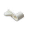 White Plastic Turn Clips, 5/16" White Plastic Turn Clips, 5/16"