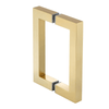 Bohle Portals Taiga Series 00204.606 6" Glass Shower Door Handle (Double Sided), Brushed Brass Bohle Portals Taiga Series 00204.606 6" Glass Shower Door Handle (Double Sided), Brushed Brass