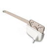 Truth Window Hardware: 15 Series Ellipse 9-1/2" Solid Single Arm Casement Operator, 15.31.32.261, White, Left Hand, Image 1