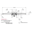 Truth Hardware Roto Gear 11 Series Awning Operator 12", Single Pull, White, 11.30.32.211, WO-6580W, Diagram