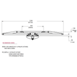 Truth Hardware Roto Gear 11 Series Awning Operator 25-1/2", Dual Pull, 11.14, WO-6583, Diagram