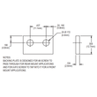 Truth Hardware 20947 Backing Plate Diagram