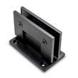 Titan 90° Full Back Shower Door Hinge, Matte Black - OGS Part # SDH-1132B, Image 4