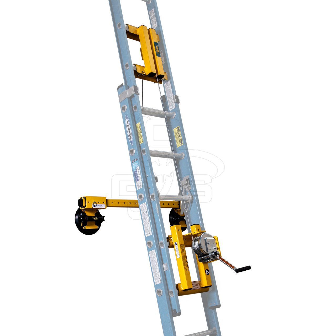 Manual Ladder Lift System Ontario Glazing Supplies