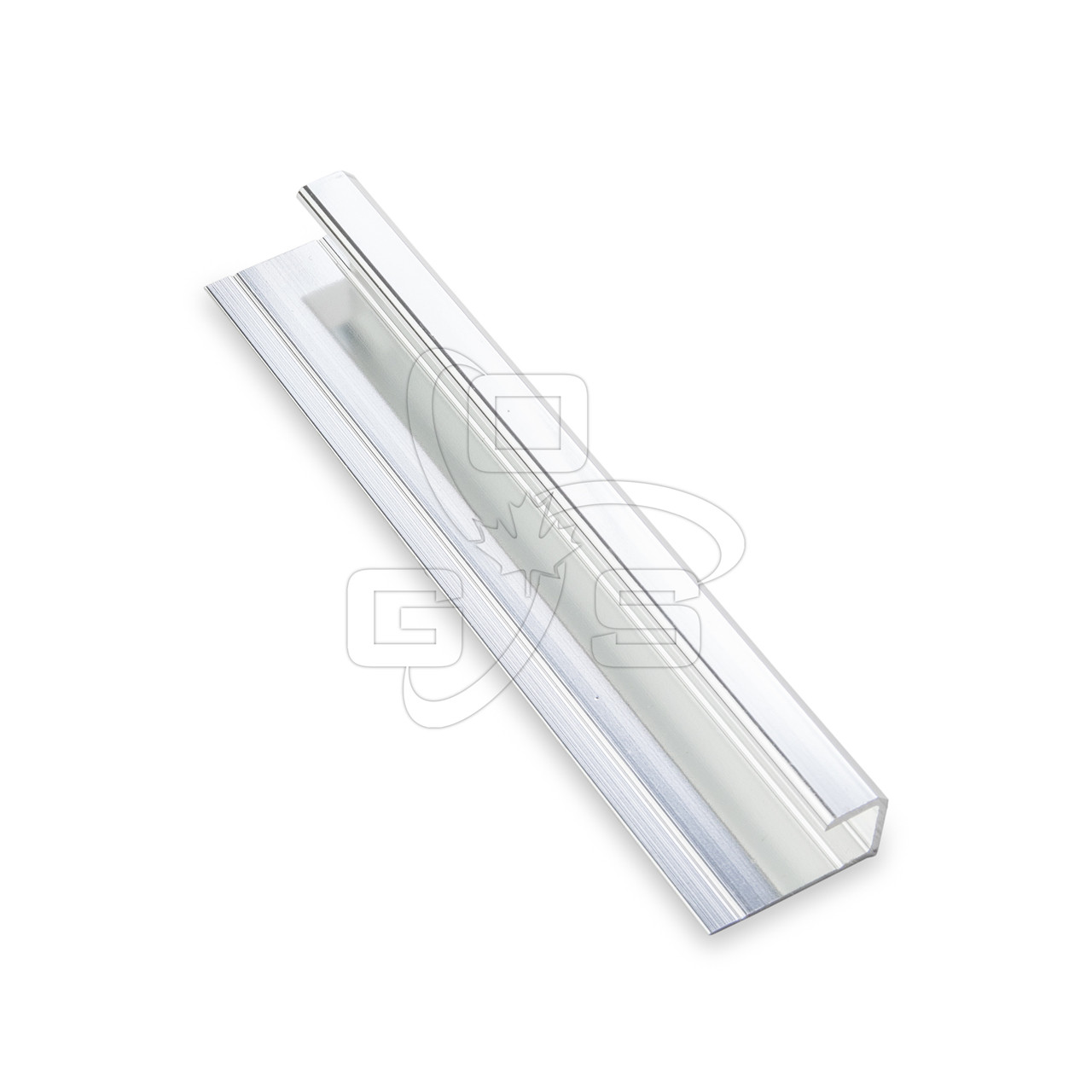 GHS.JEM Blanc SS Mirror Bottom 完成品 Bottom J Mirror Trim - Ontario Glazing Supplies