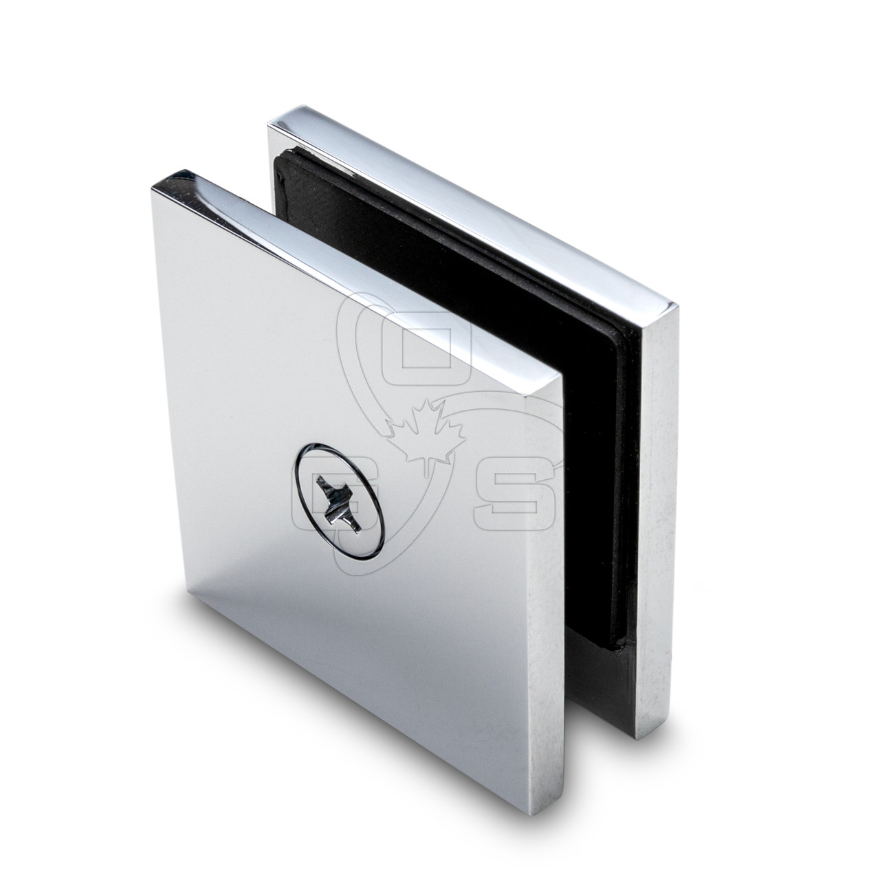 Titan 90° Single Hole Glass Clamp - Ontario Glazing Supplies