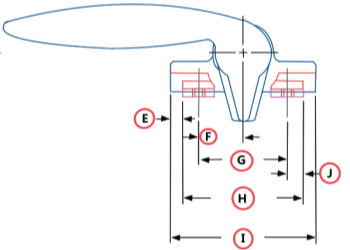 Image of Vent Window Handle Lock HL-6308 Portrait (Front View) Dimensions