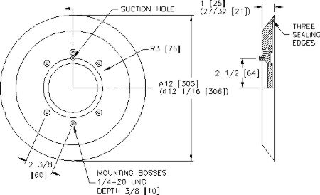 Wood's Powr-Grip 49646T G3370 Vacuum Pad Schematic