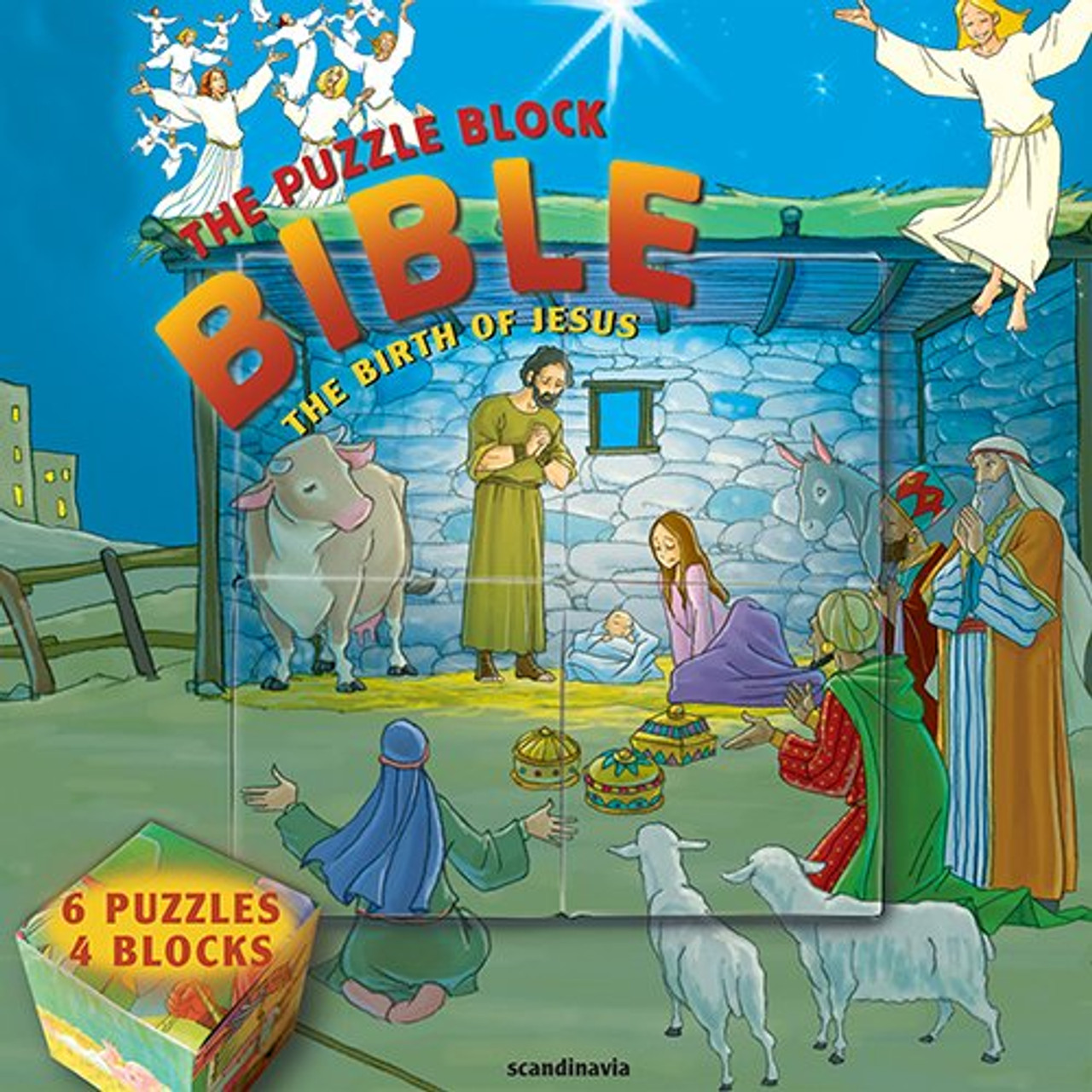 The Puzzle Block Bible: The Birth of Jesus