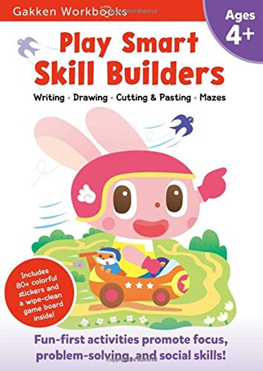 Play Smart Skill Builders: Mazes, Connect the Dots, Drawing and Coloring (Ages 4 and up)