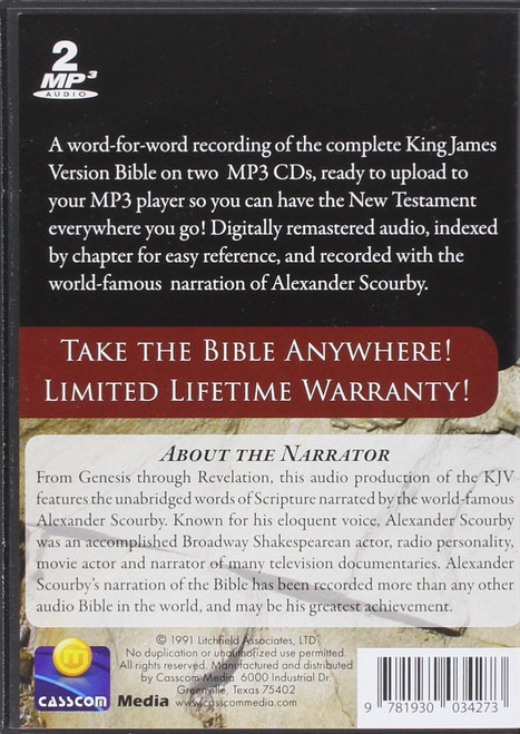 KJV Complete by Alexander Scourby (MP3)