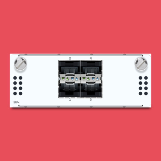 Sophos 4 port 10GbE SFP+ FleXi Port module (for all XGS Rackmount models), XSAZTCHF4