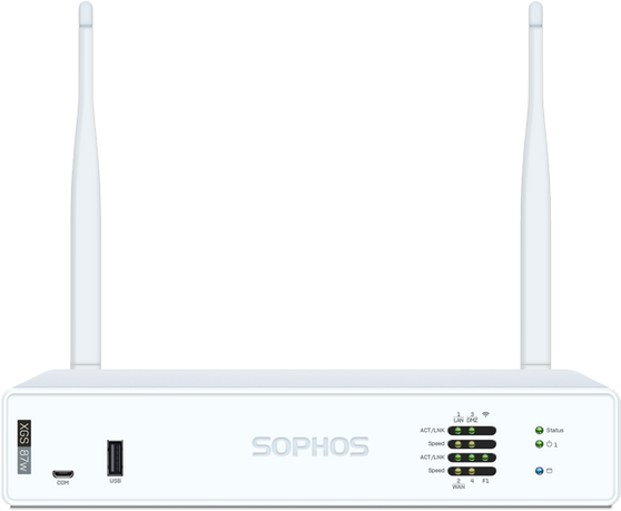 sophos xgs 87w firewall with built wifi and standard protection - front