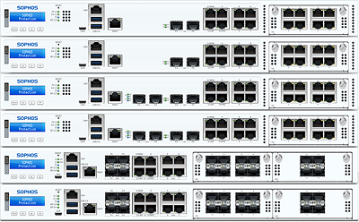 Sophos Firewall XGS 2100 XGS 2300  Mid size business rackmount